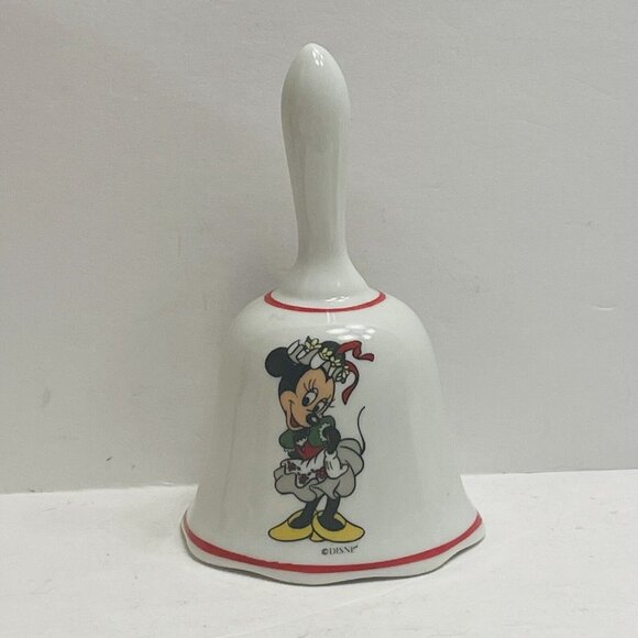 Disney Minnie Mouse Porcelain Bell Vintage Reutter Germany Read Description - Picture 1 of 6